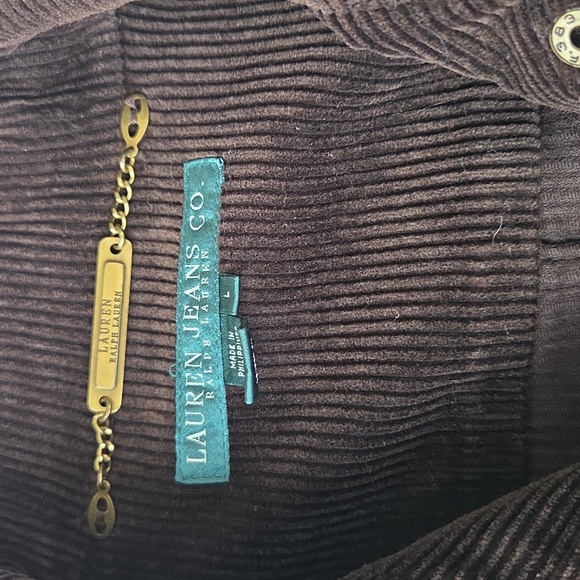 Lauren Jean Co. Ralph Lauren Large Cotton Blend Vintage Corduroy - Picture 8 of 10